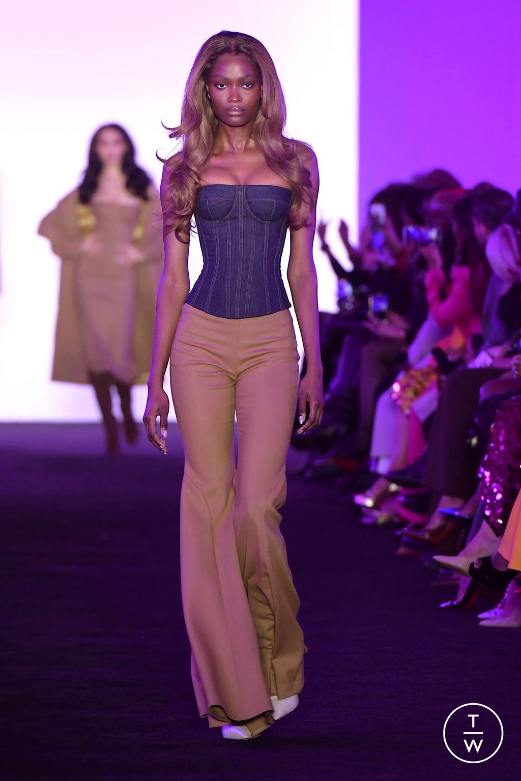Fashion Week New York Fall/Winter 2024 look 13 de la collection Sergio Hudson womenswear