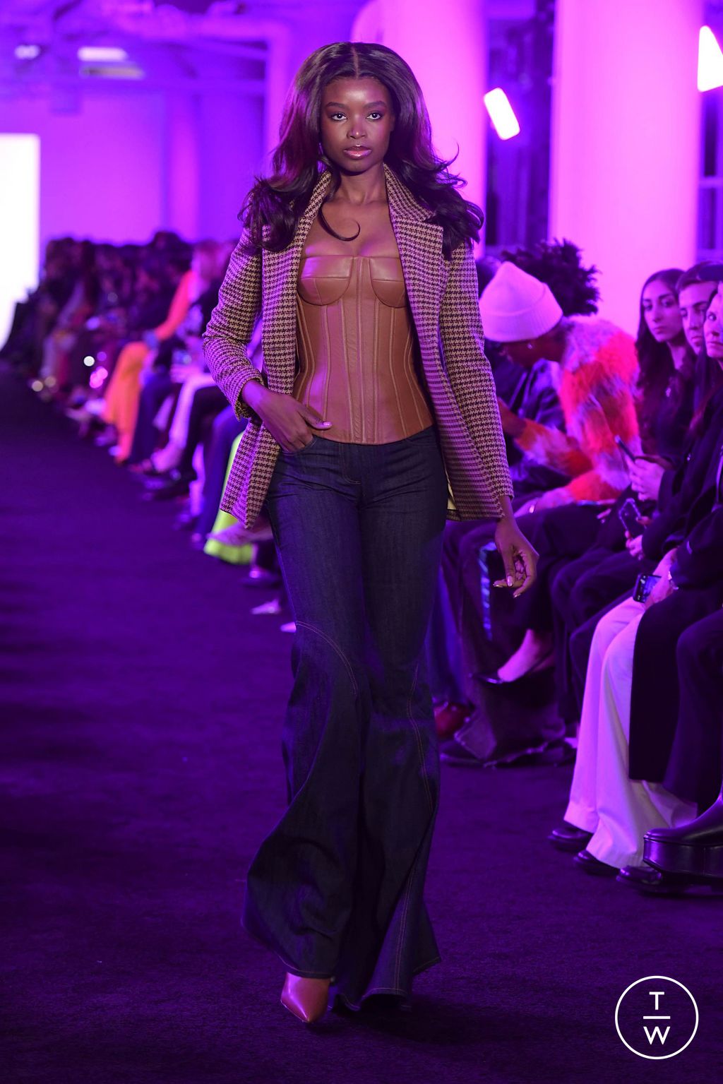 Fashion Week New York Fall/Winter 2024 look 21 de la collection Sergio Hudson womenswear