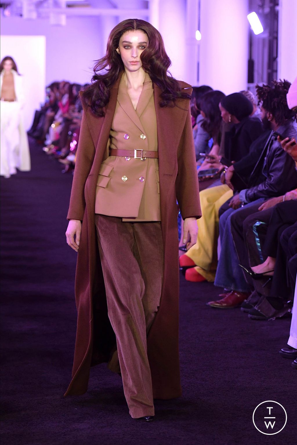 Fashion Week New York Fall/Winter 2024 look 25 de la collection Sergio Hudson womenswear