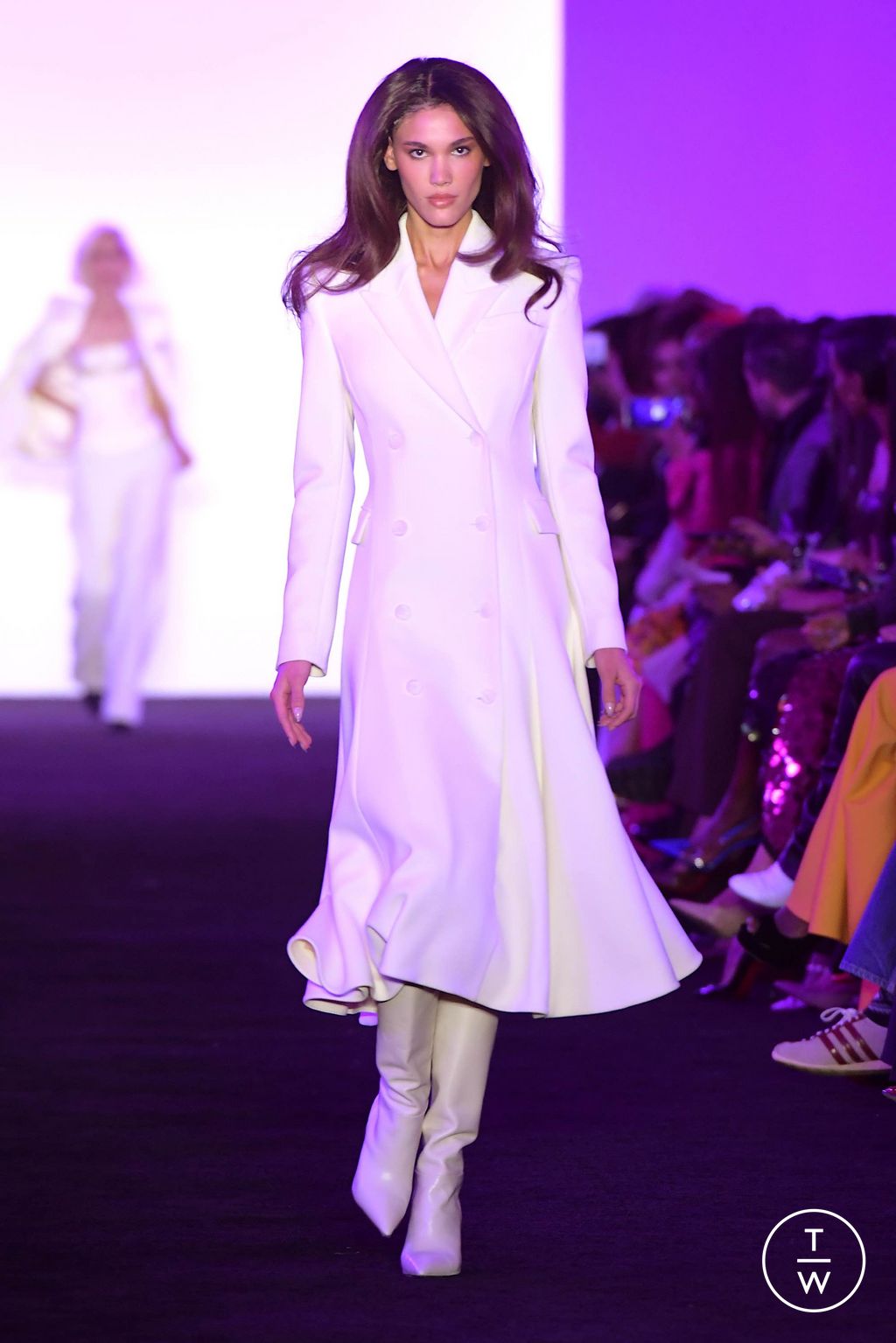 Fashion Week New York Fall/Winter 2024 look 27 de la collection Sergio Hudson womenswear