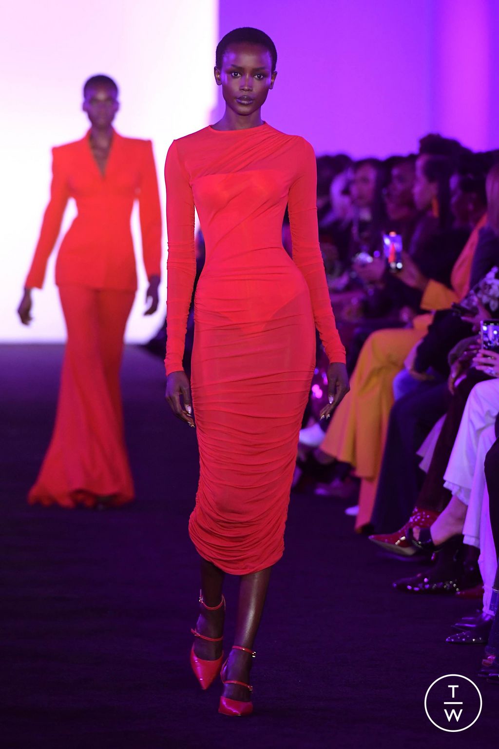 Fashion Week New York Fall/Winter 2024 look 29 de la collection Sergio Hudson womenswear