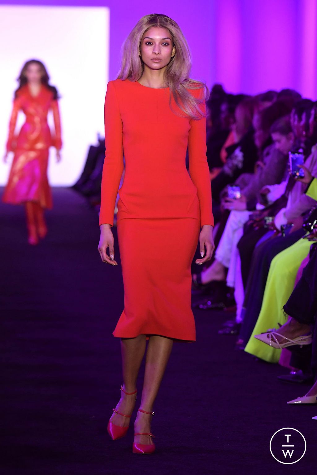 Fashion Week New York Fall/Winter 2024 look 31 de la collection Sergio Hudson womenswear