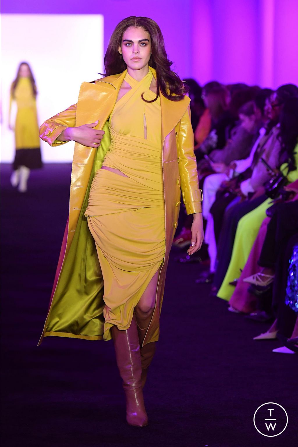 Fashion Week New York Fall/Winter 2024 look 36 de la collection Sergio Hudson womenswear
