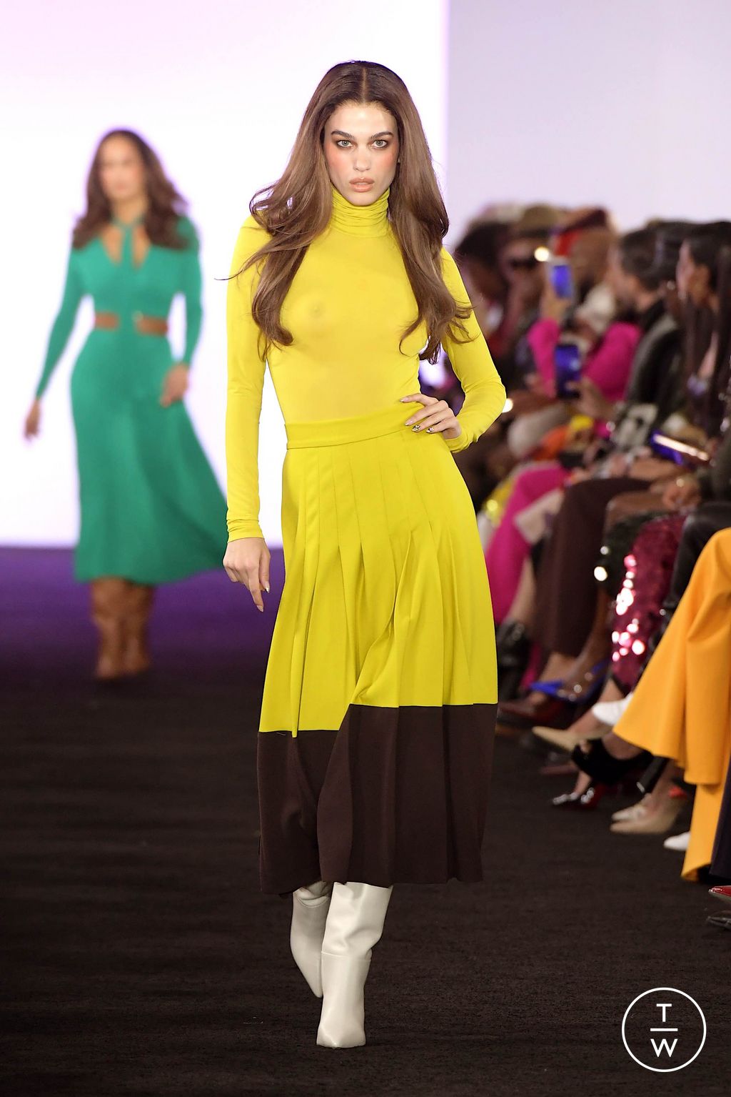Fashion Week New York Fall/Winter 2024 look 37 de la collection Sergio Hudson womenswear