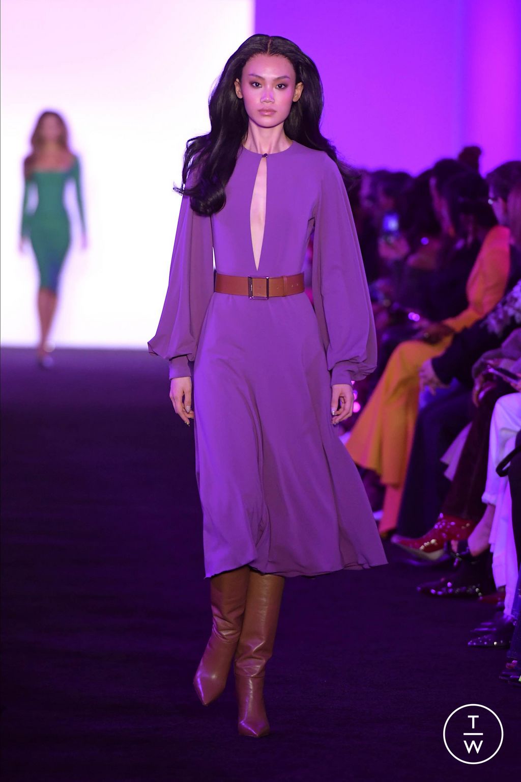 Fashion Week New York Fall/Winter 2024 look 40 de la collection Sergio Hudson womenswear