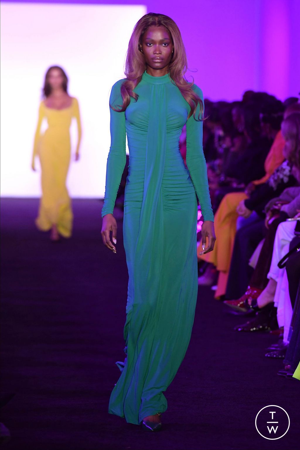 Fashion Week New York Fall/Winter 2024 look 43 de la collection Sergio Hudson womenswear