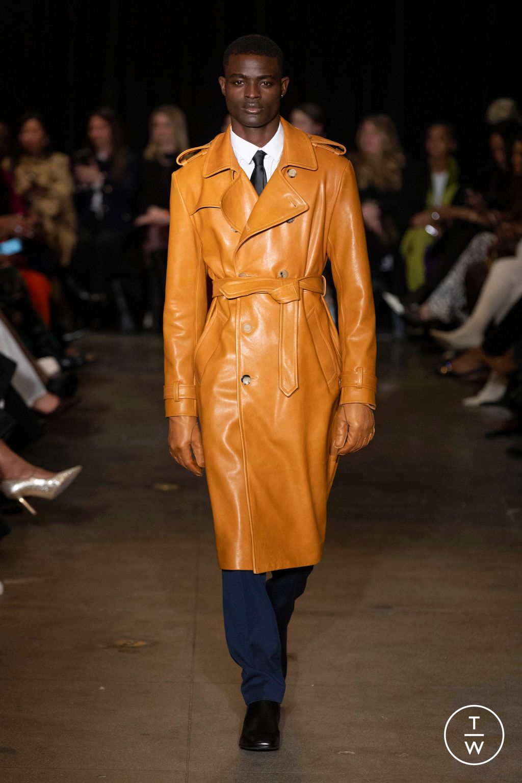 Fashion Week New York Fall/Winter 2025 look 10 from the Sergio Hudson collection womenswear