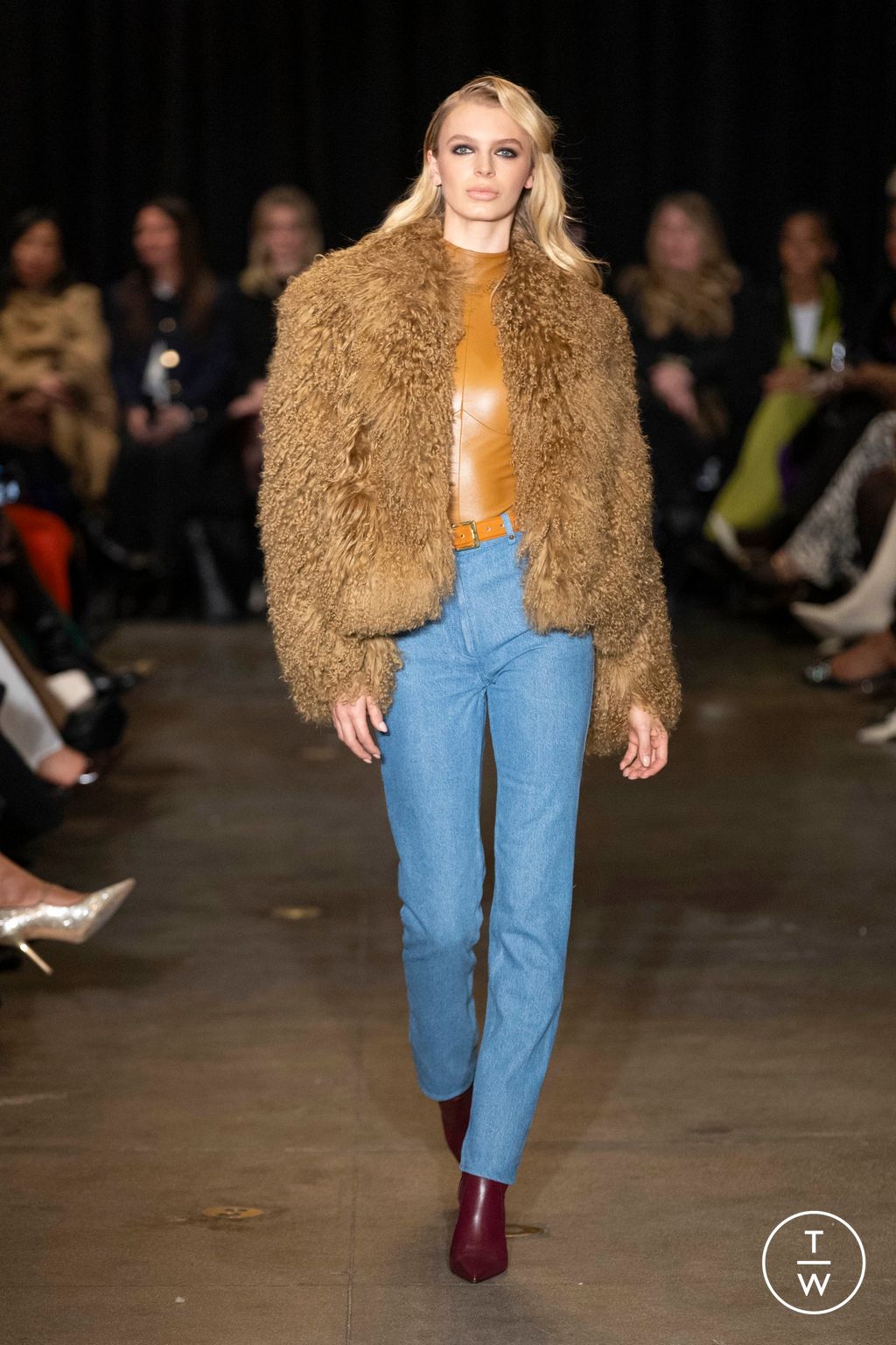 Fashion Week New York Fall/Winter 2025 look 16 from the Sergio Hudson collection womenswear