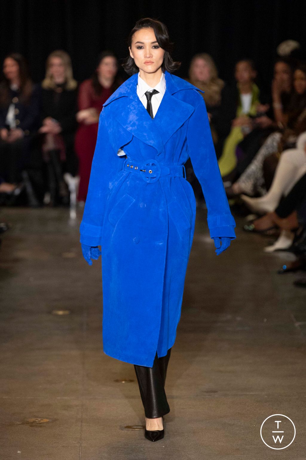 Fashion Week New York Fall/Winter 2025 look 27 from the Sergio Hudson collection womenswear