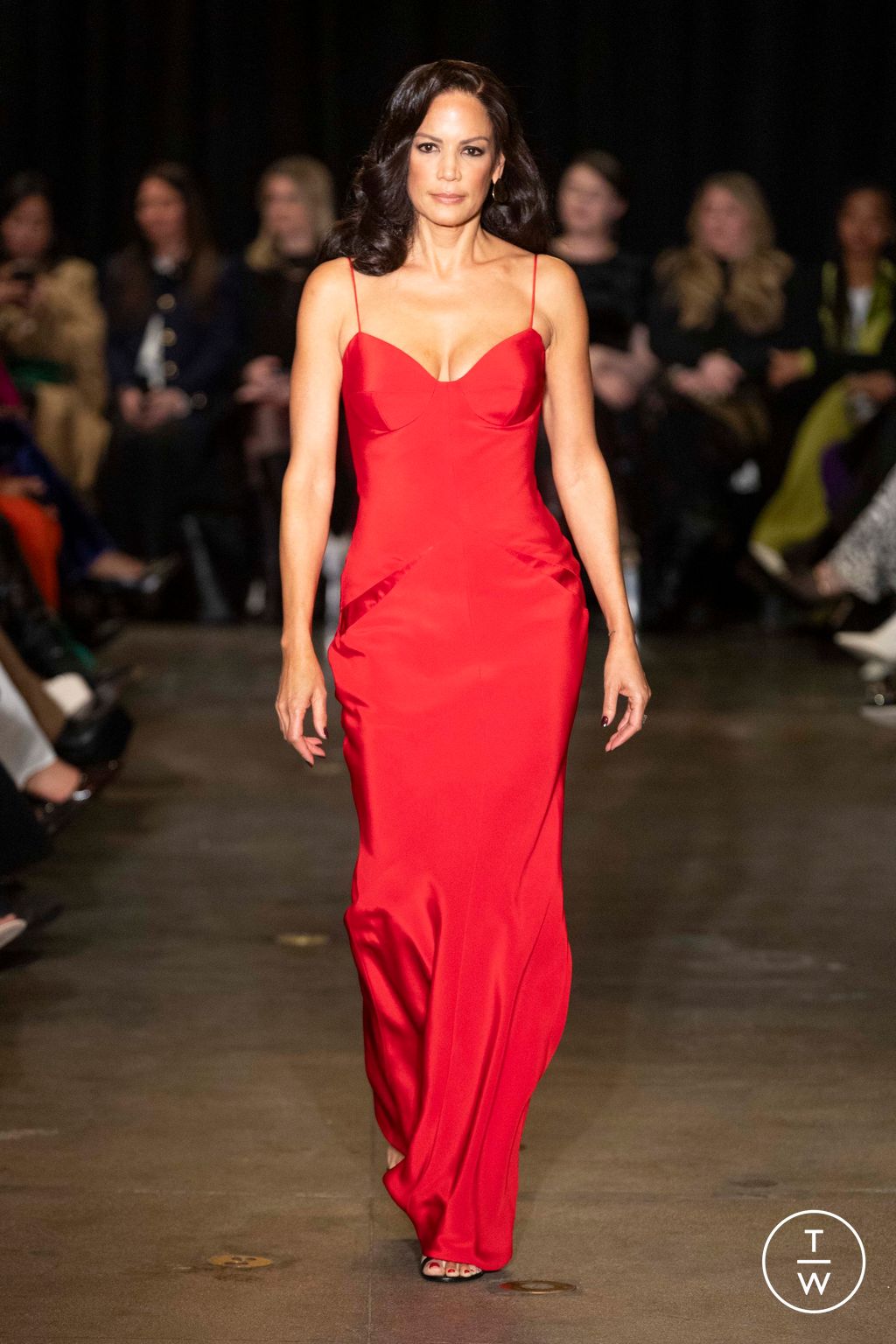 Fashion Week New York Fall/Winter 2025 look 37 from the Sergio Hudson collection womenswear