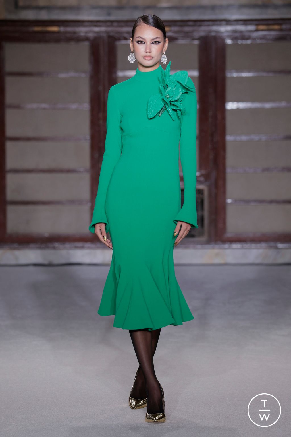 Fashion Week New York Fall/Winter 2026 look 22 de la collection Sergio Hudson womenswear