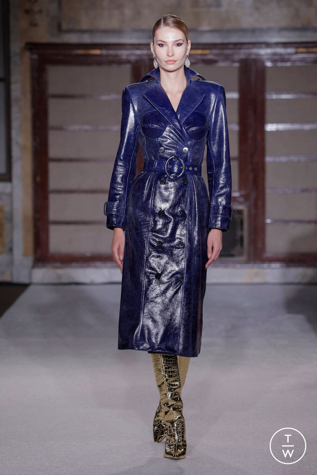 Fashion Week New York Fall/Winter 2026 look 23 de la collection Sergio Hudson womenswear