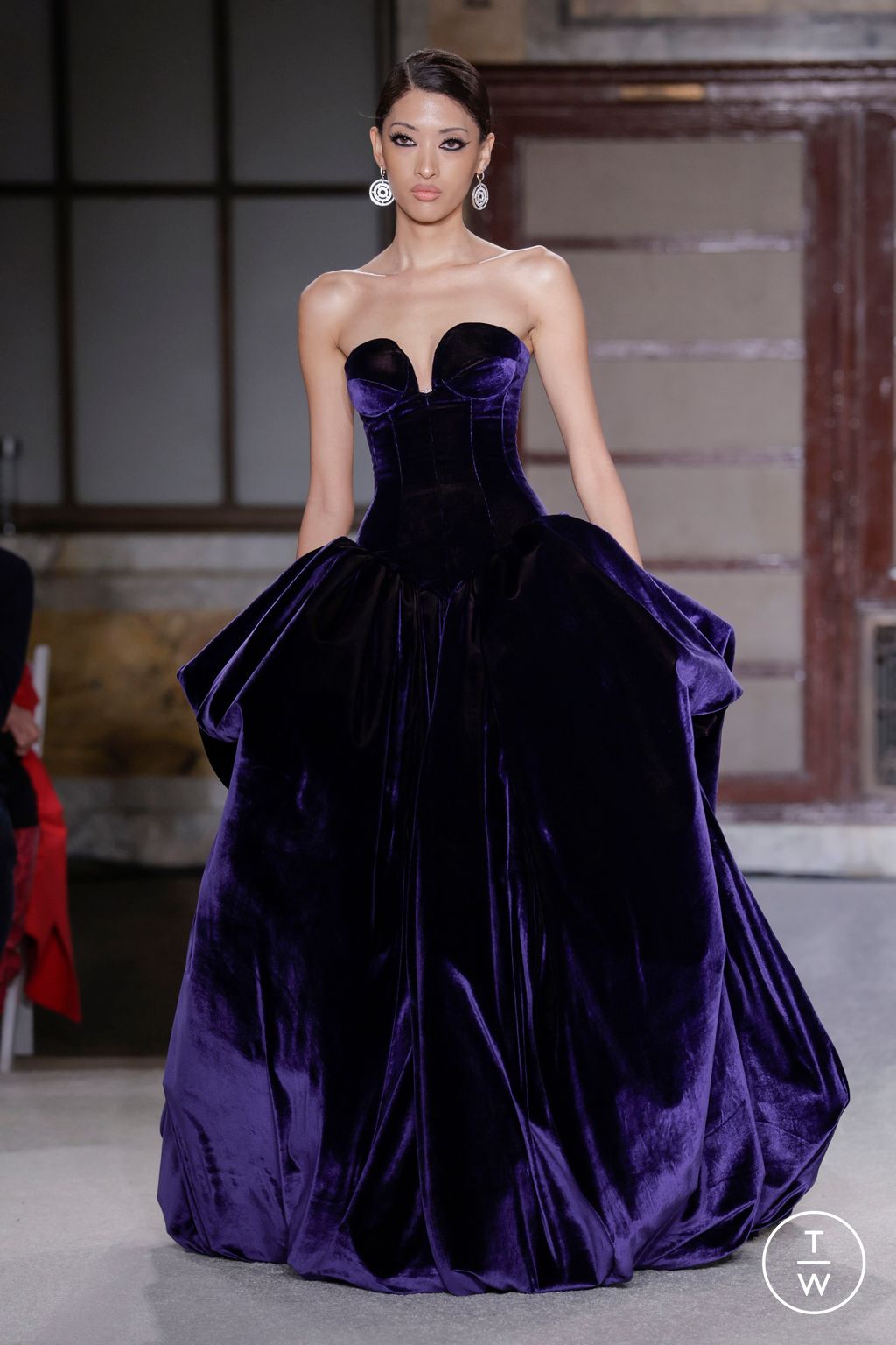Fashion Week New York Fall/Winter 2026 look 32 de la collection Sergio Hudson womenswear