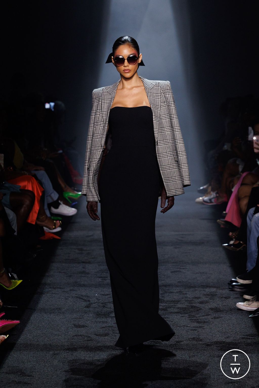 Fashion Week New York Spring/Summer 2024 look 3 from the Sergio Hudson collection womenswear