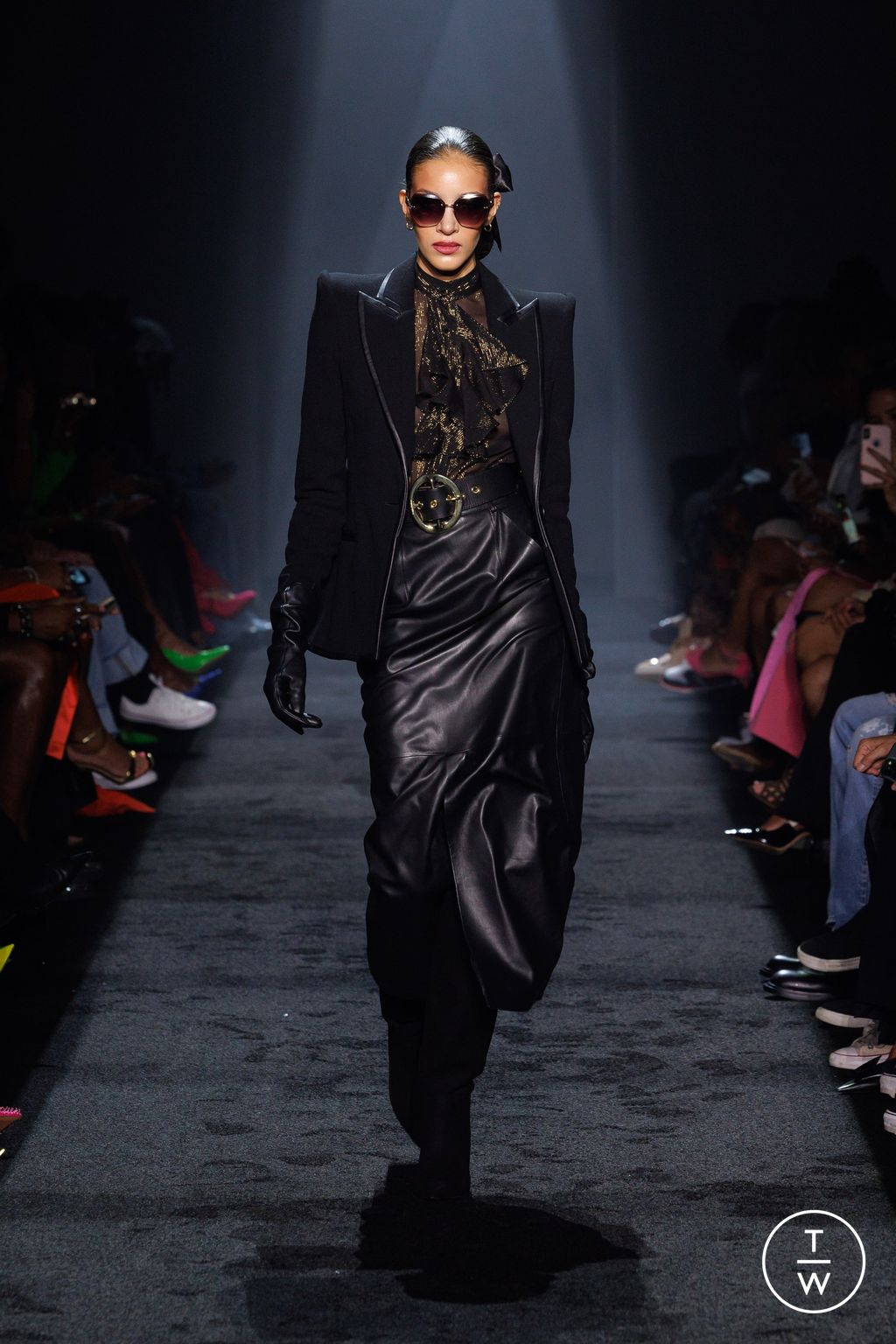 Fashion Week New York Spring/Summer 2024 look 7 de la collection Sergio Hudson womenswear