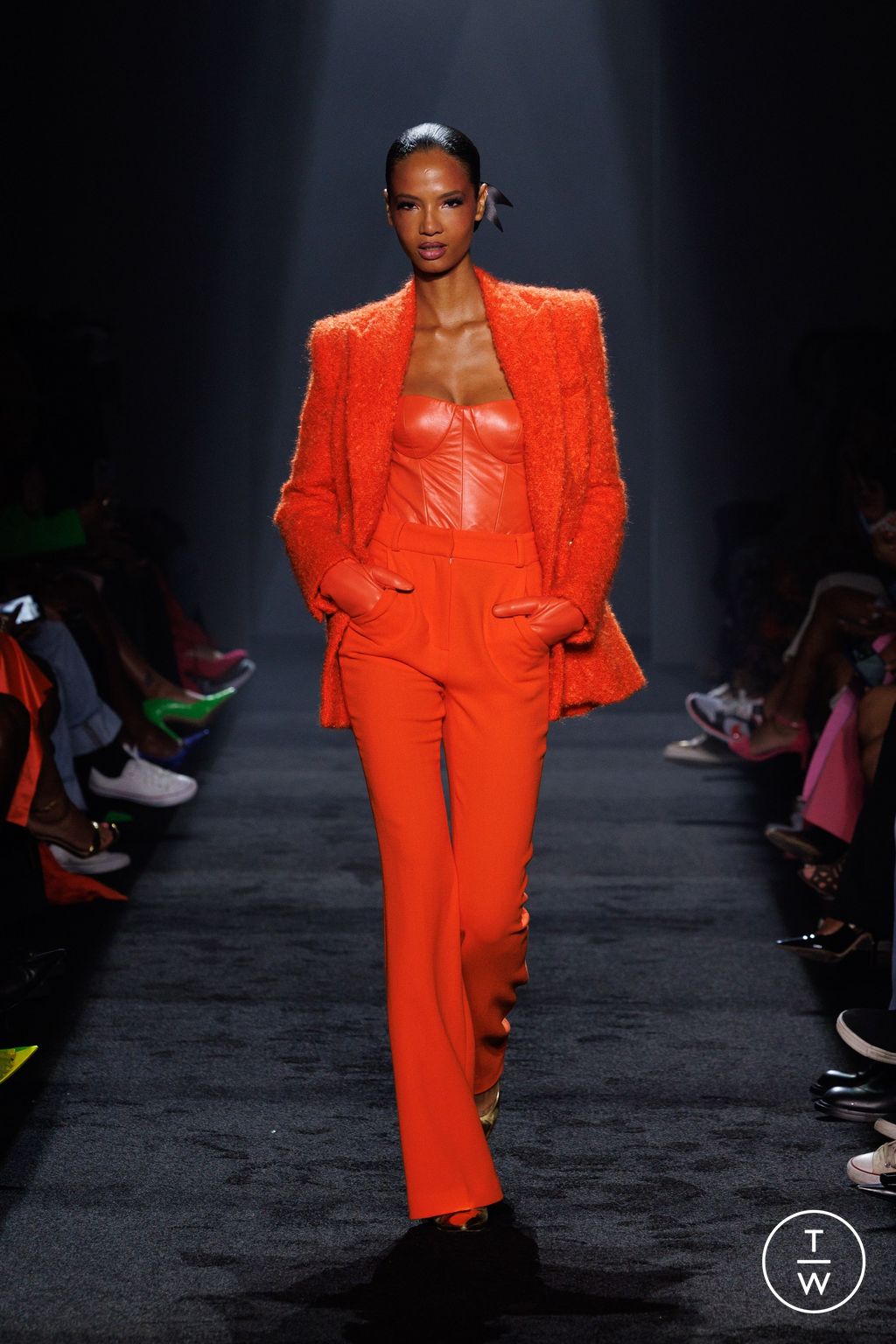 Fashion Week New York Spring/Summer 2024 look 11 from the Sergio Hudson collection womenswear