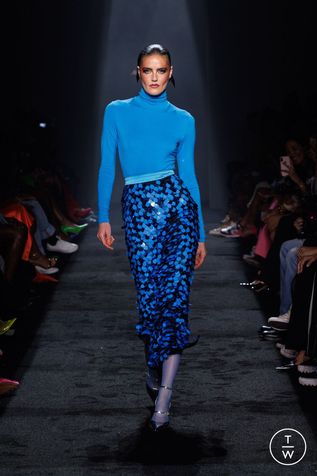 Fashion Week New York Spring/Summer 2024 look 14 from the Sergio Hudson collection 女装