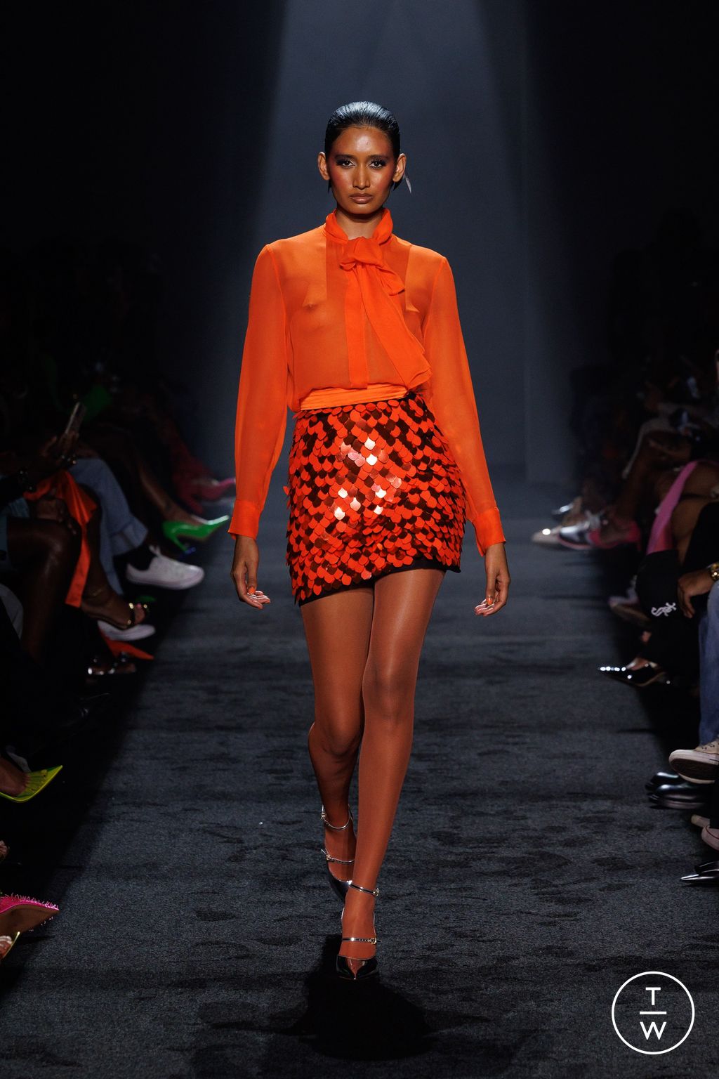 Fashion Week New York Spring/Summer 2024 look 15 from the Sergio Hudson collection womenswear