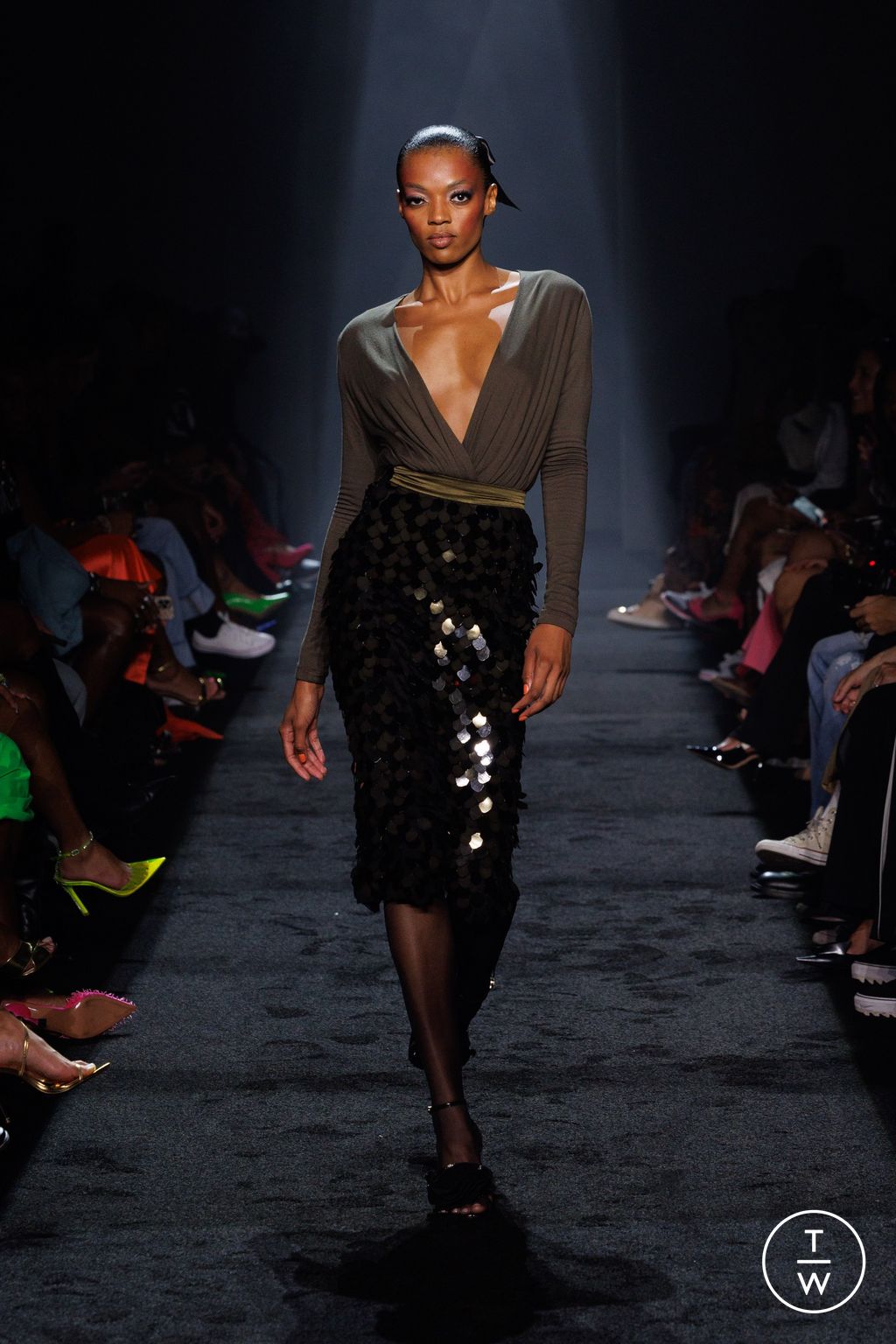 Fashion Week New York Spring/Summer 2024 look 20 from the Sergio Hudson collection womenswear