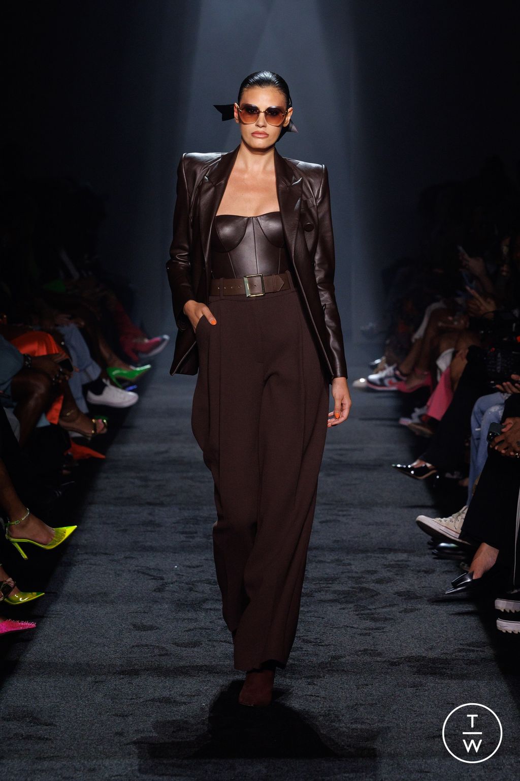 Fashion Week New York Spring/Summer 2024 look 26 from the Sergio Hudson collection womenswear