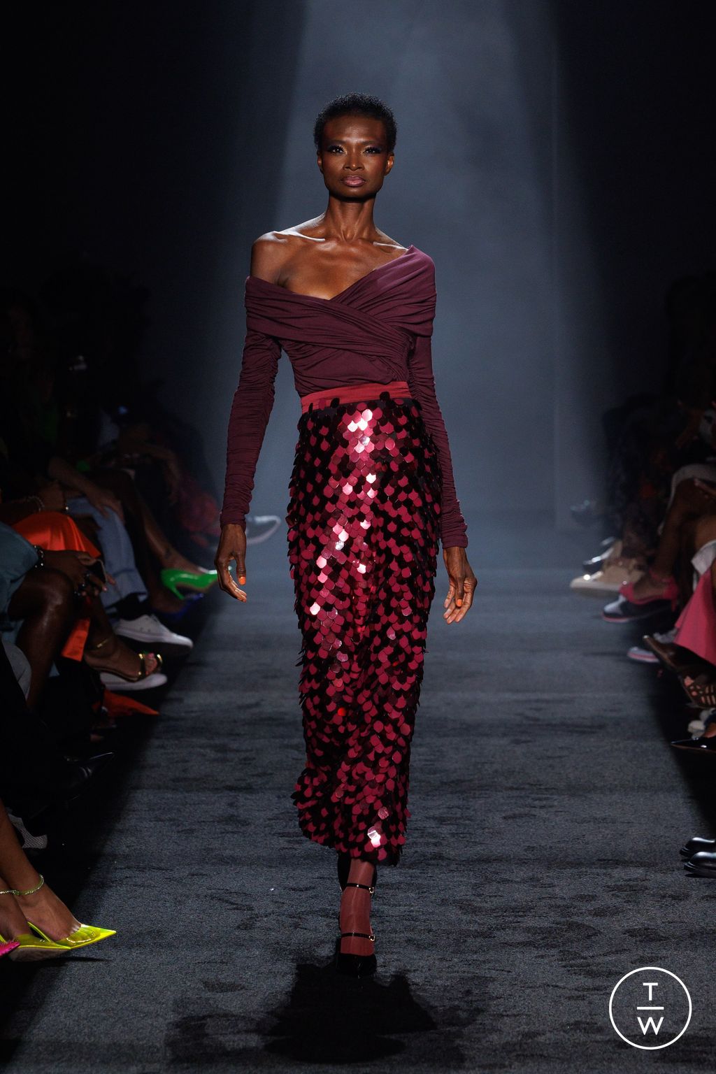 Fashion Week New York Spring/Summer 2024 look 33 from the Sergio Hudson collection womenswear