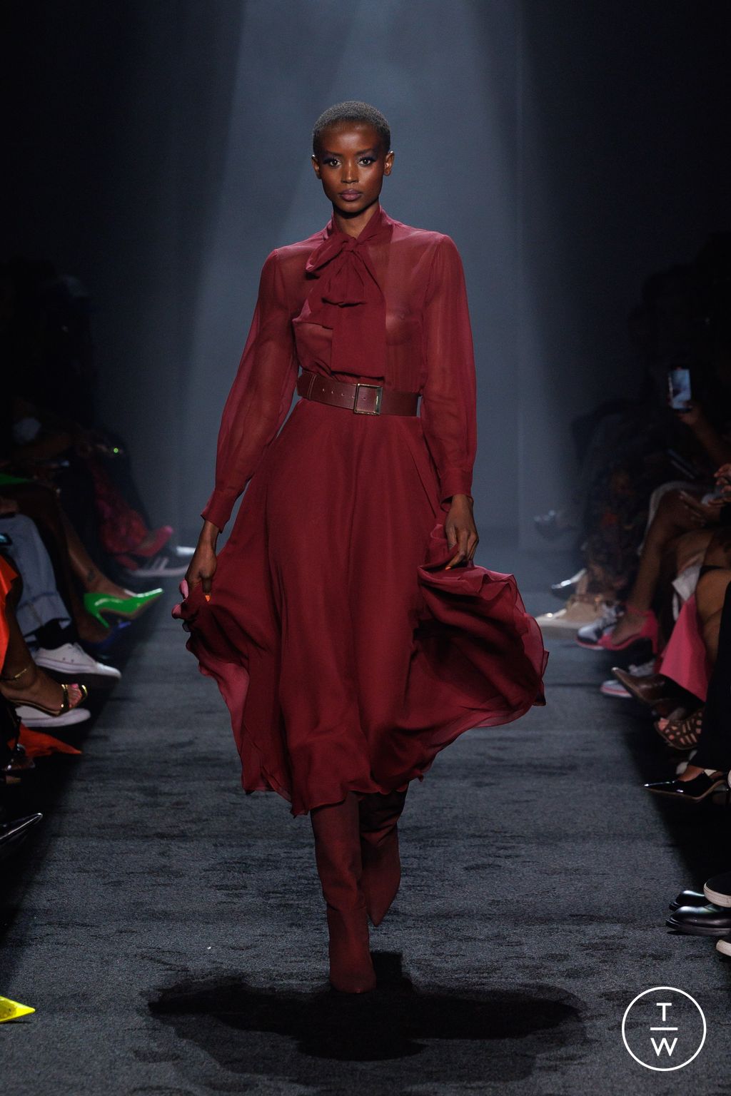 Fashion Week New York Spring/Summer 2024 look 36 from the Sergio Hudson collection womenswear