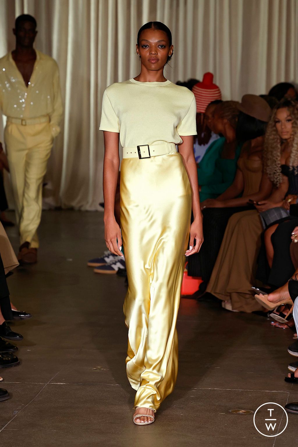 Fashion Week New York Spring/Summer 2025 look 2 from the Sergio Hudson collection womenswear
