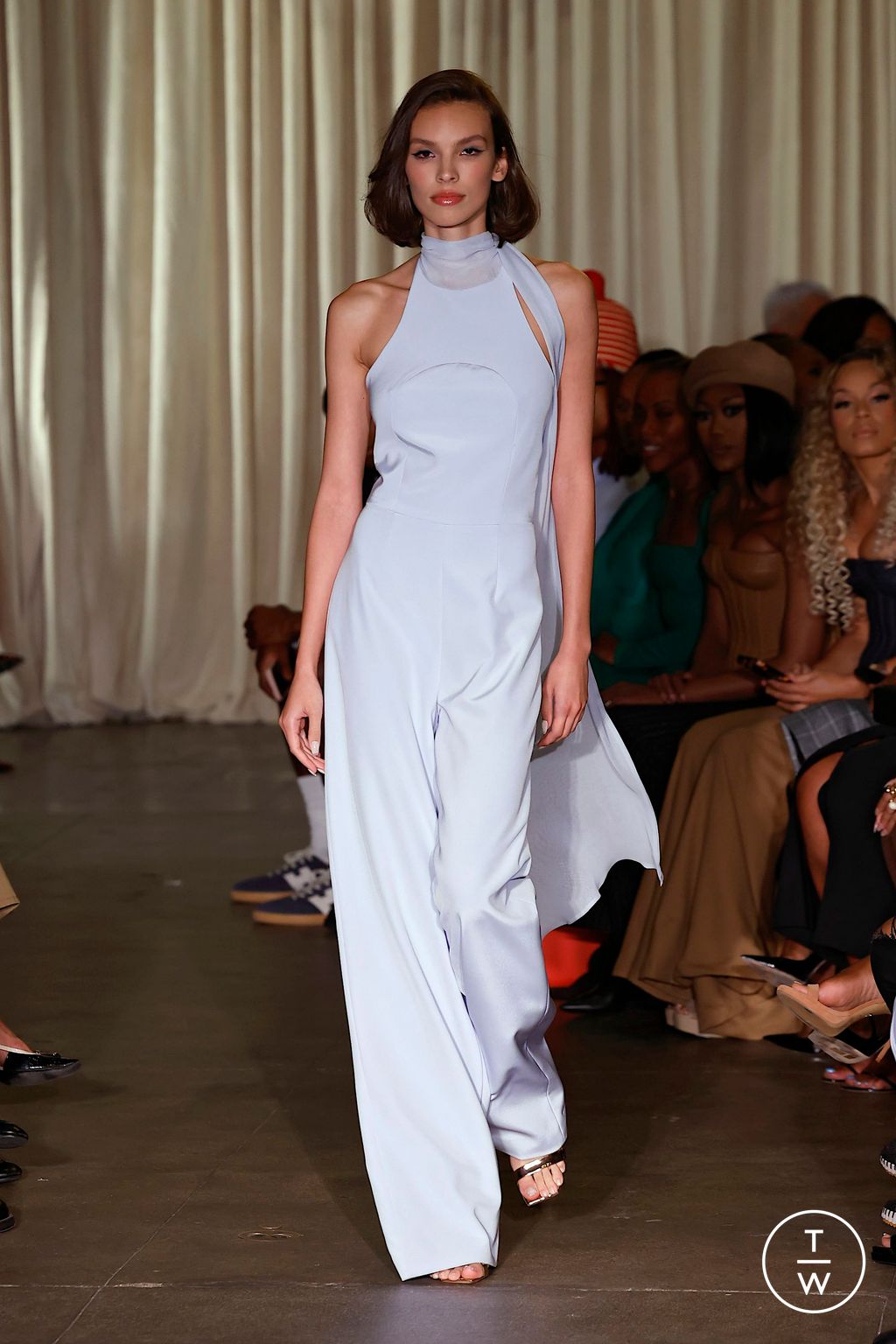 Fashion Week New York Spring/Summer 2025 look 8 from the Sergio Hudson collection womenswear