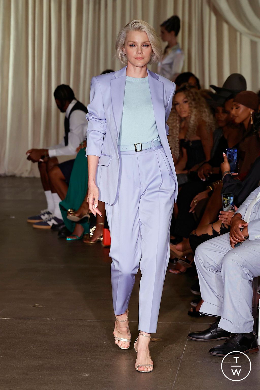 Fashion Week New York Spring/Summer 2025 look 9 de la collection Sergio Hudson womenswear