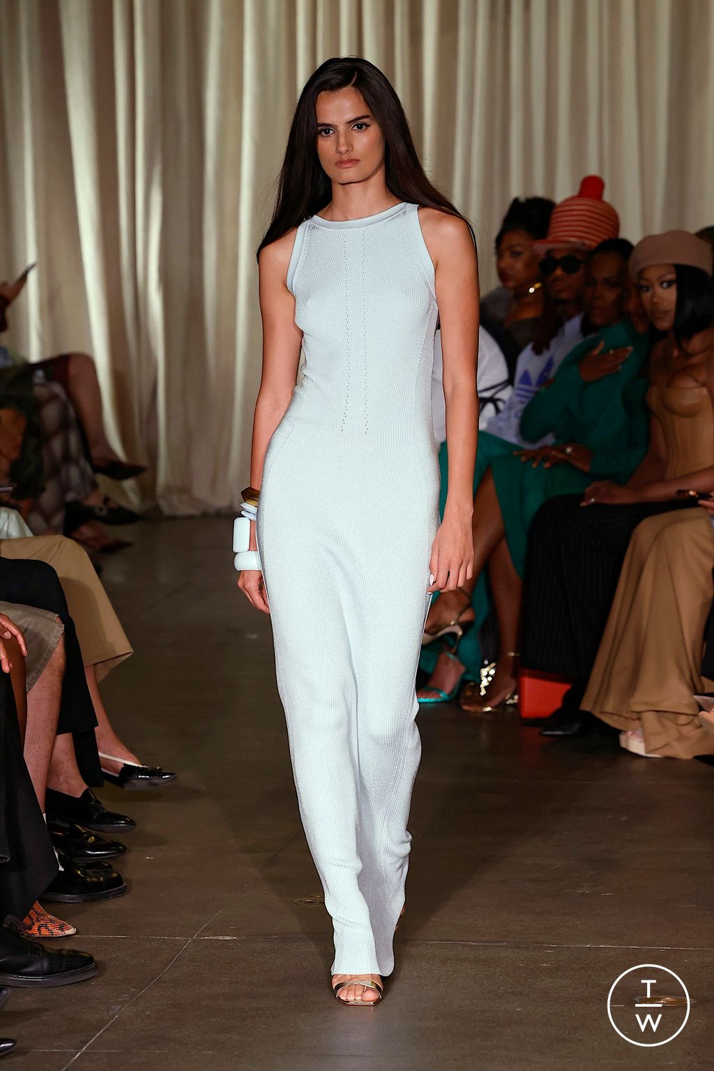Fashion Week New York Spring/Summer 2025 look 13 from the Sergio Hudson collection womenswear