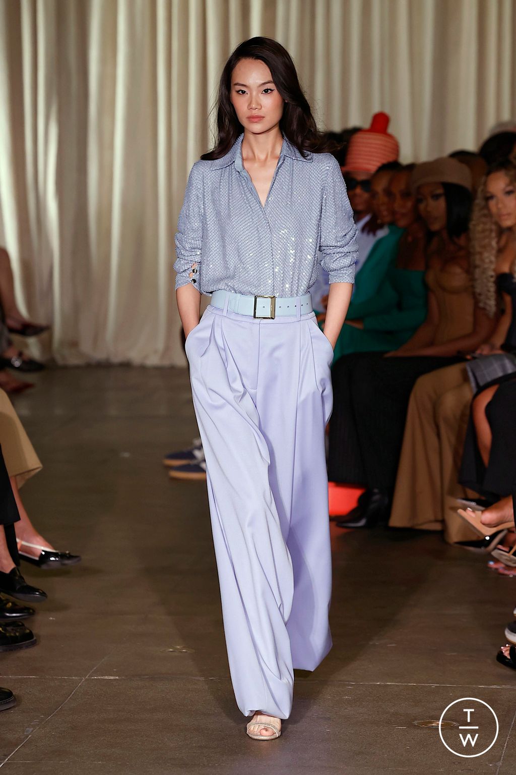Fashion Week New York Spring/Summer 2025 look 25 from the Sergio Hudson collection womenswear