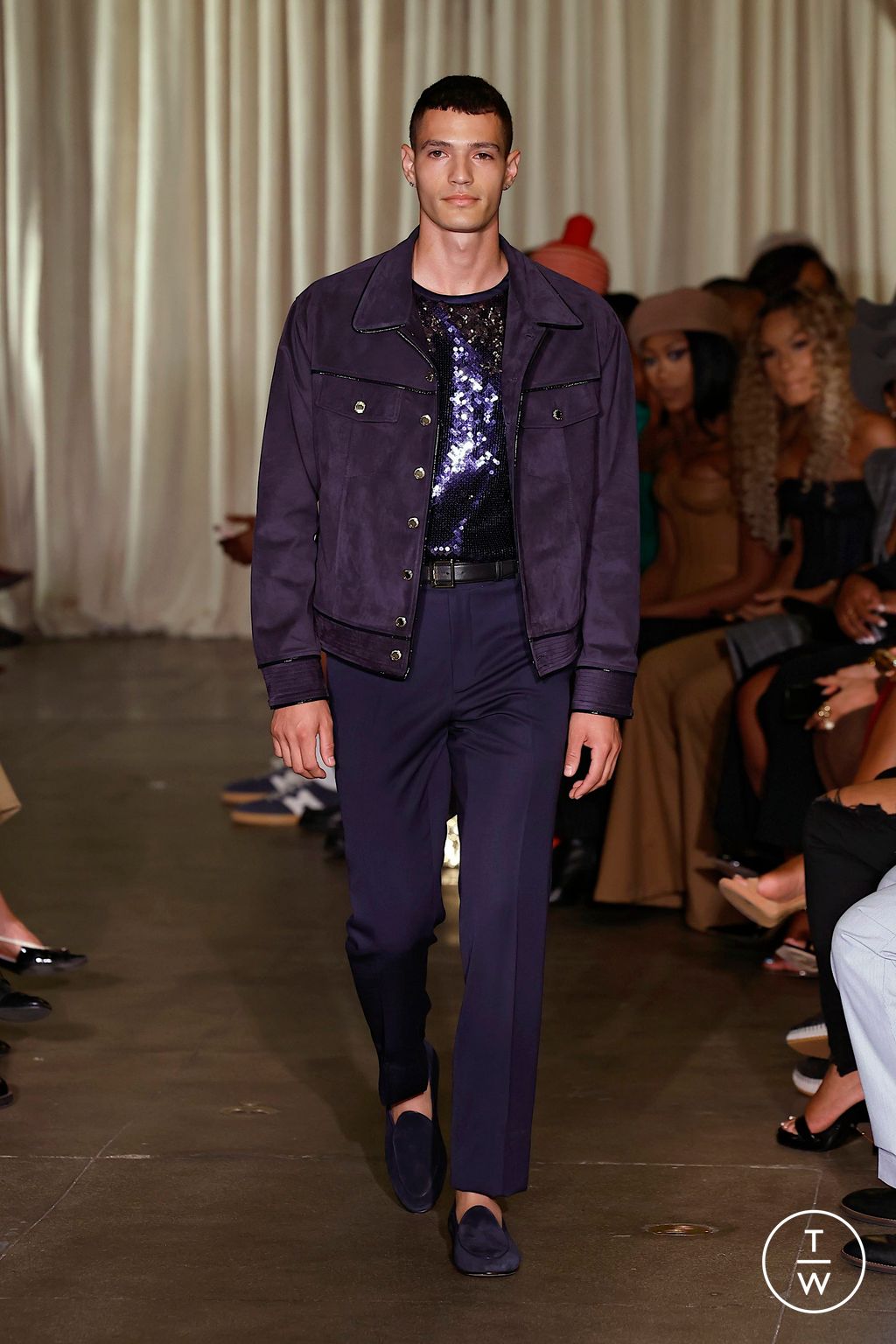 Fashion Week New York Spring/Summer 2025 look 27 from the Sergio Hudson collection womenswear