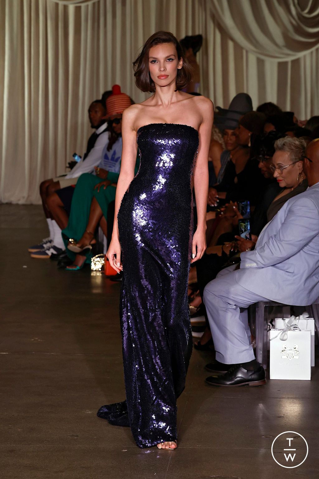 Fashion Week New York Spring/Summer 2025 look 32 from the Sergio Hudson collection womenswear