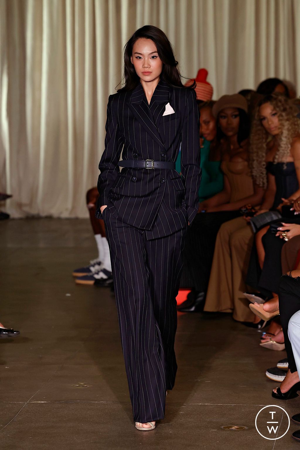 Fashion Week New York Spring/Summer 2025 look 38 from the Sergio Hudson collection womenswear