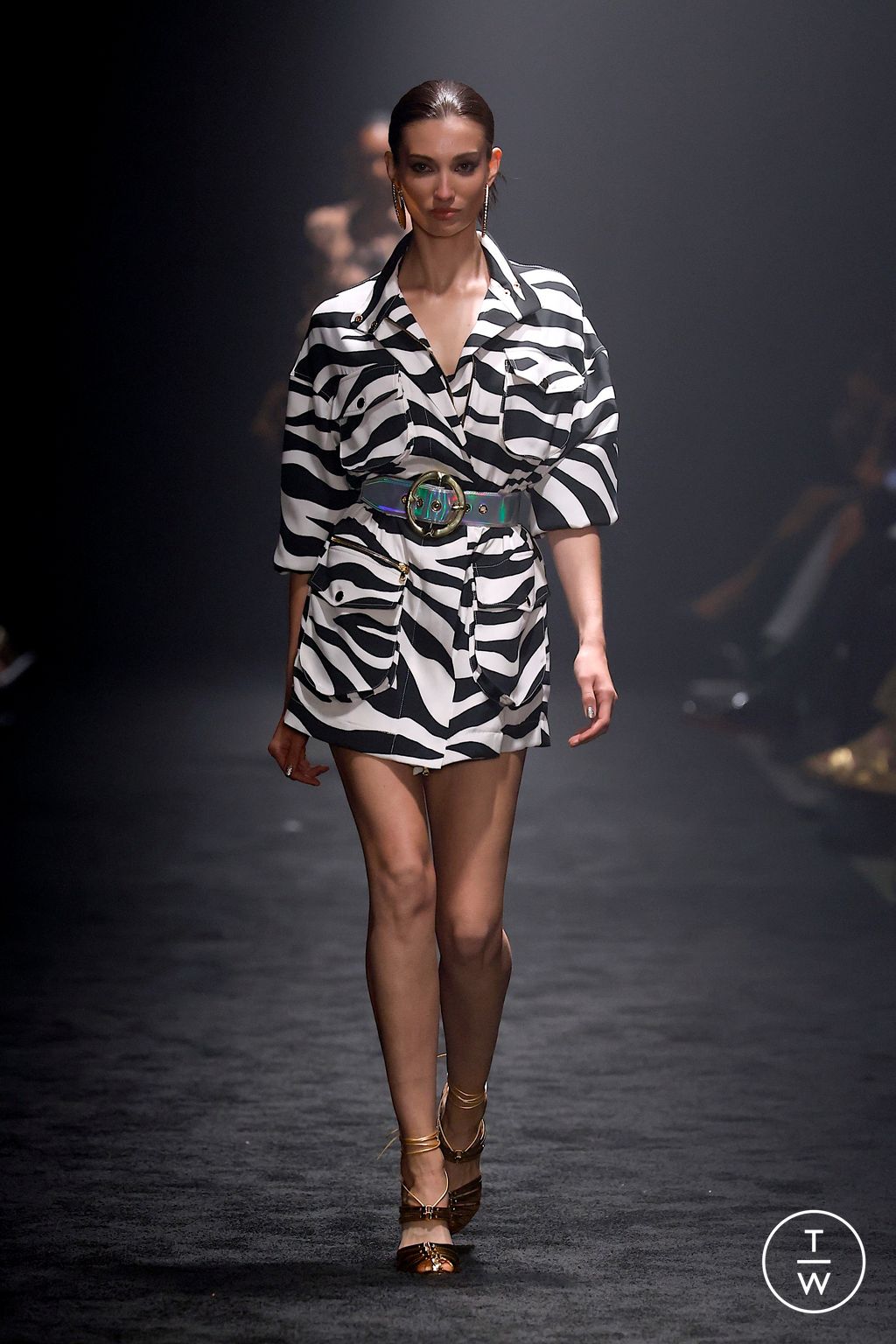 Fashion Week New York Spring/Summer 2026 look 1 from the Sergio Hudson collection womenswear
