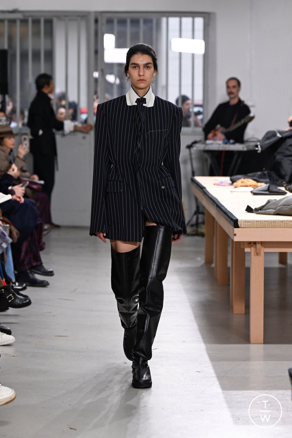 Fashion Week Milan Fall/Winter 2026 look 4 from the Setchu collection menswear
