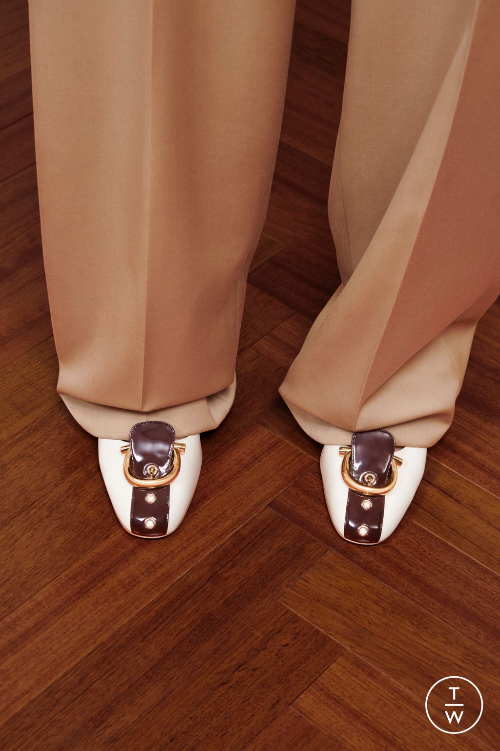 Fashion Week Milan Resort 2026 look 5 from the Ferragamo collection womenswear accessories