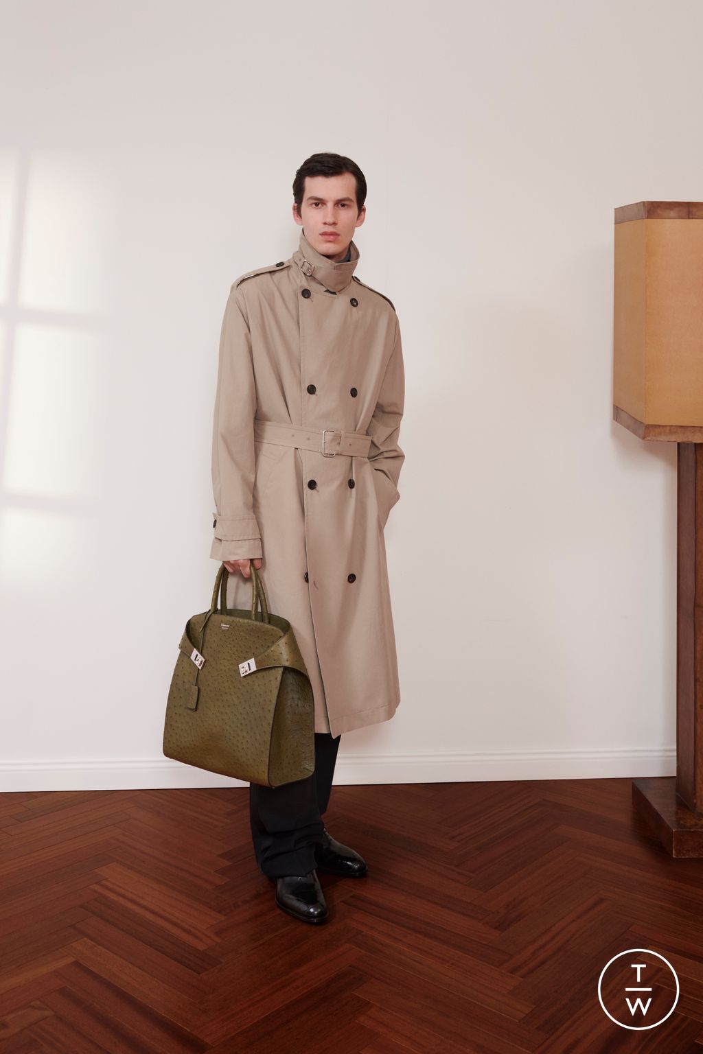 Fashion Week Milan Resort 2026 look 12 from the Ferragamo collection 女装