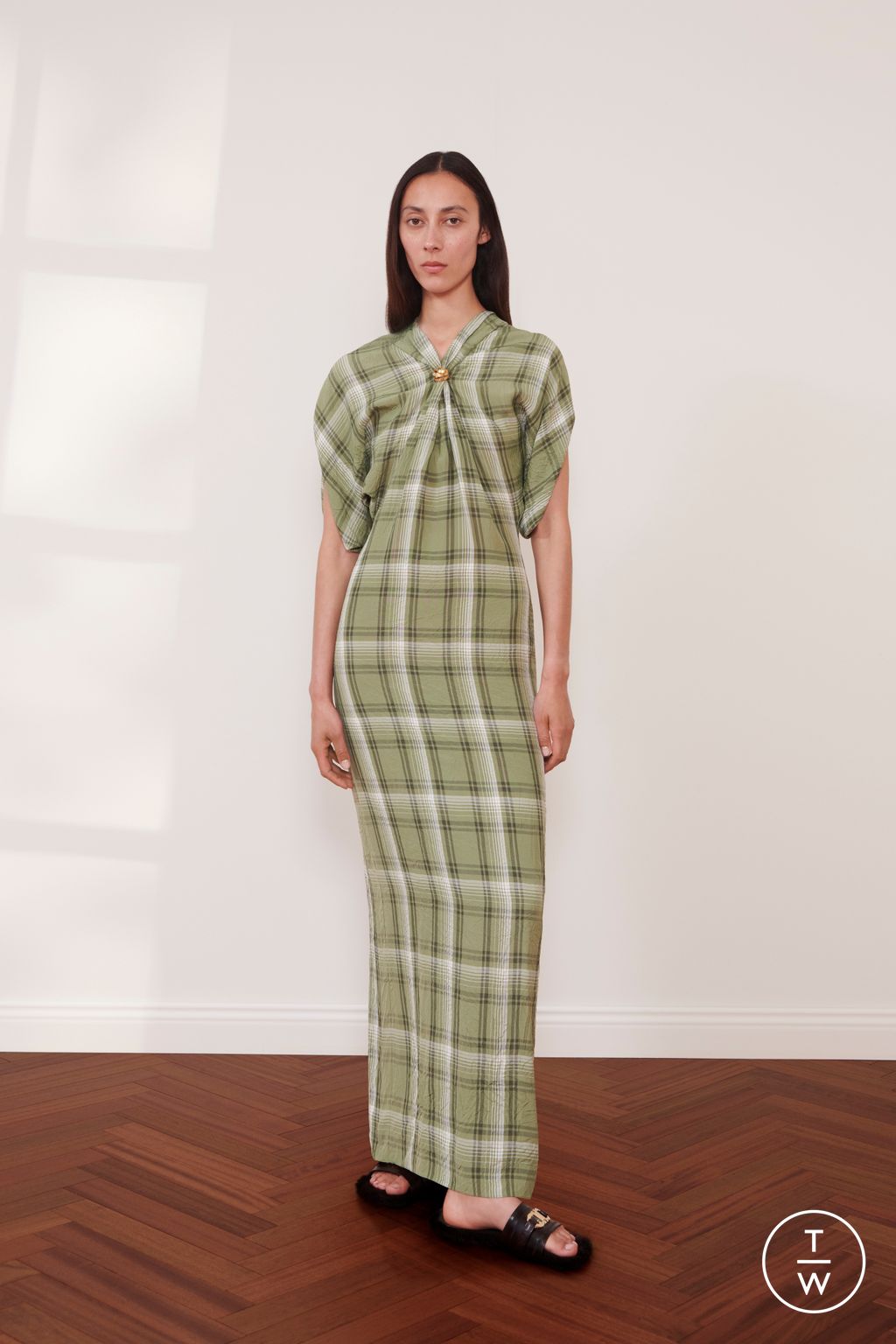 Fashion Week Milan Resort 2026 look 18 from the Ferragamo collection womenswear