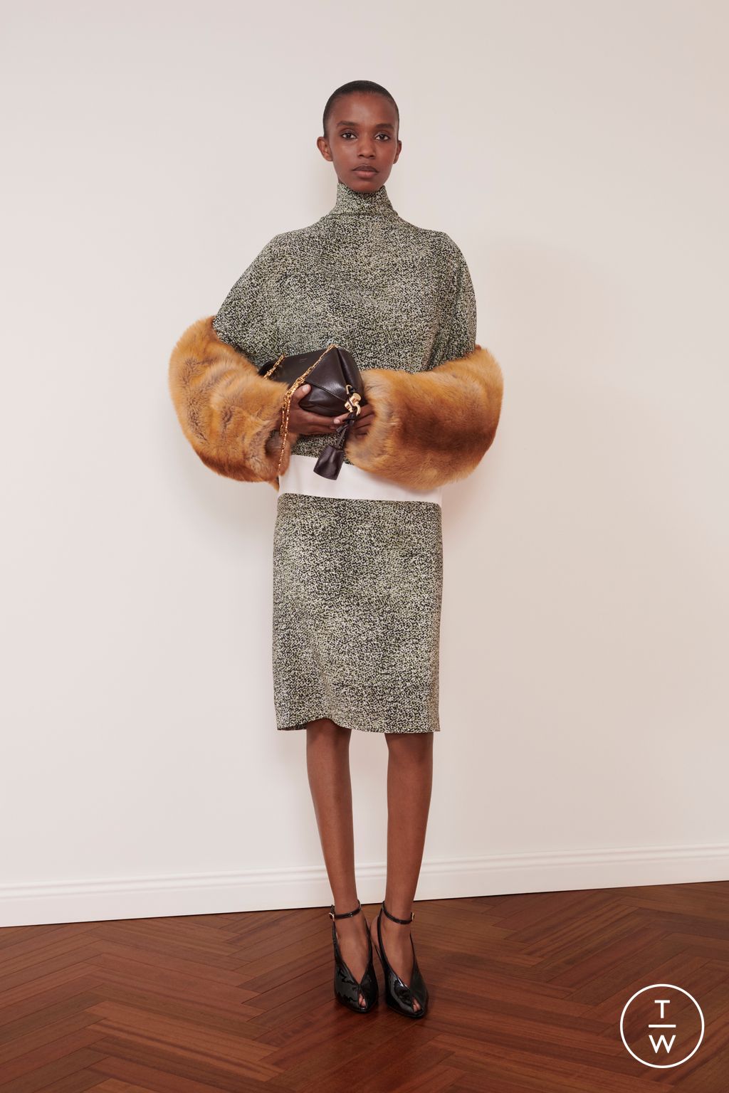 Fashion Week Milan Resort 2026 look 22 from the Ferragamo collection womenswear