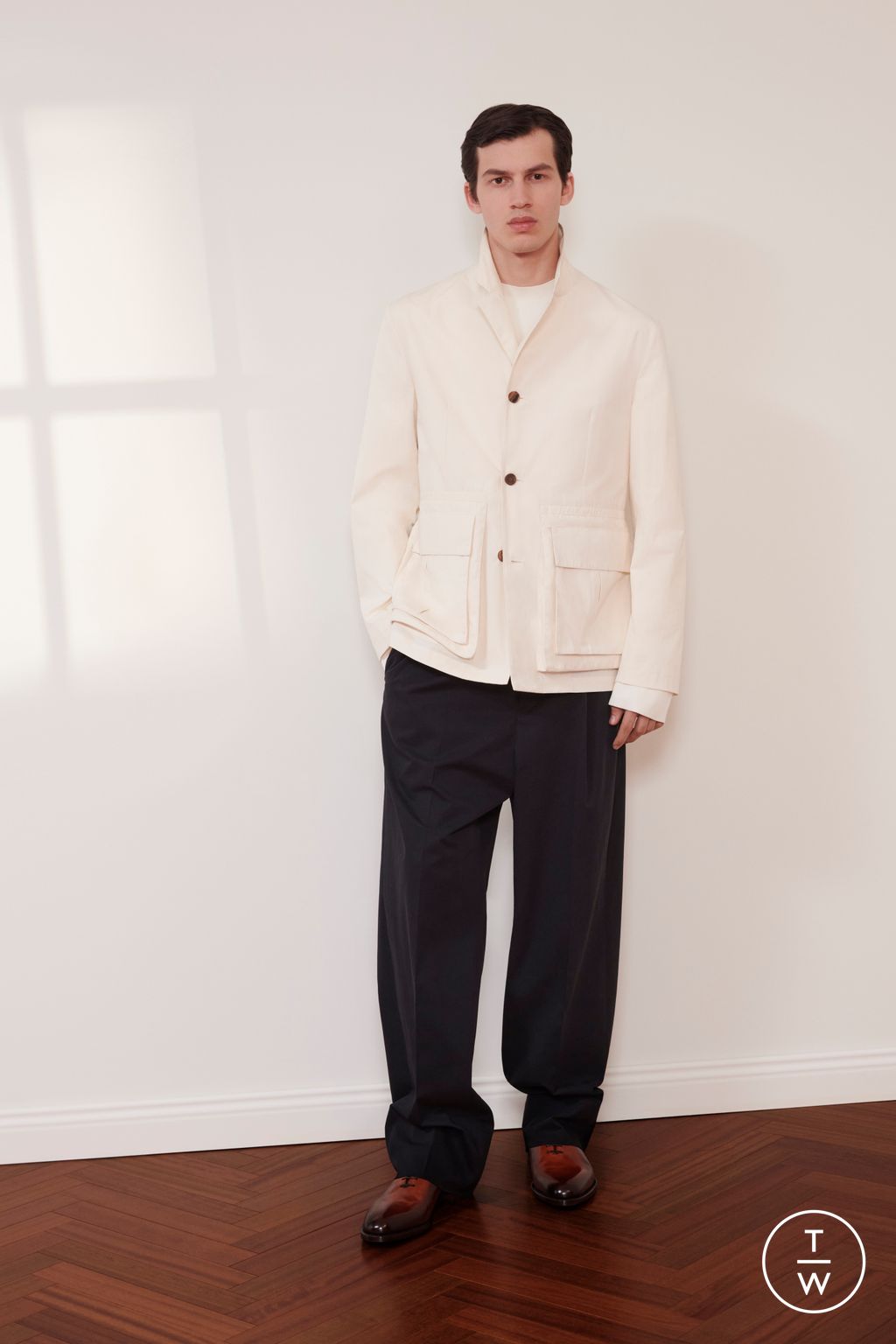 Fashion Week Milan Resort 2026 look 23 from the Ferragamo collection womenswear