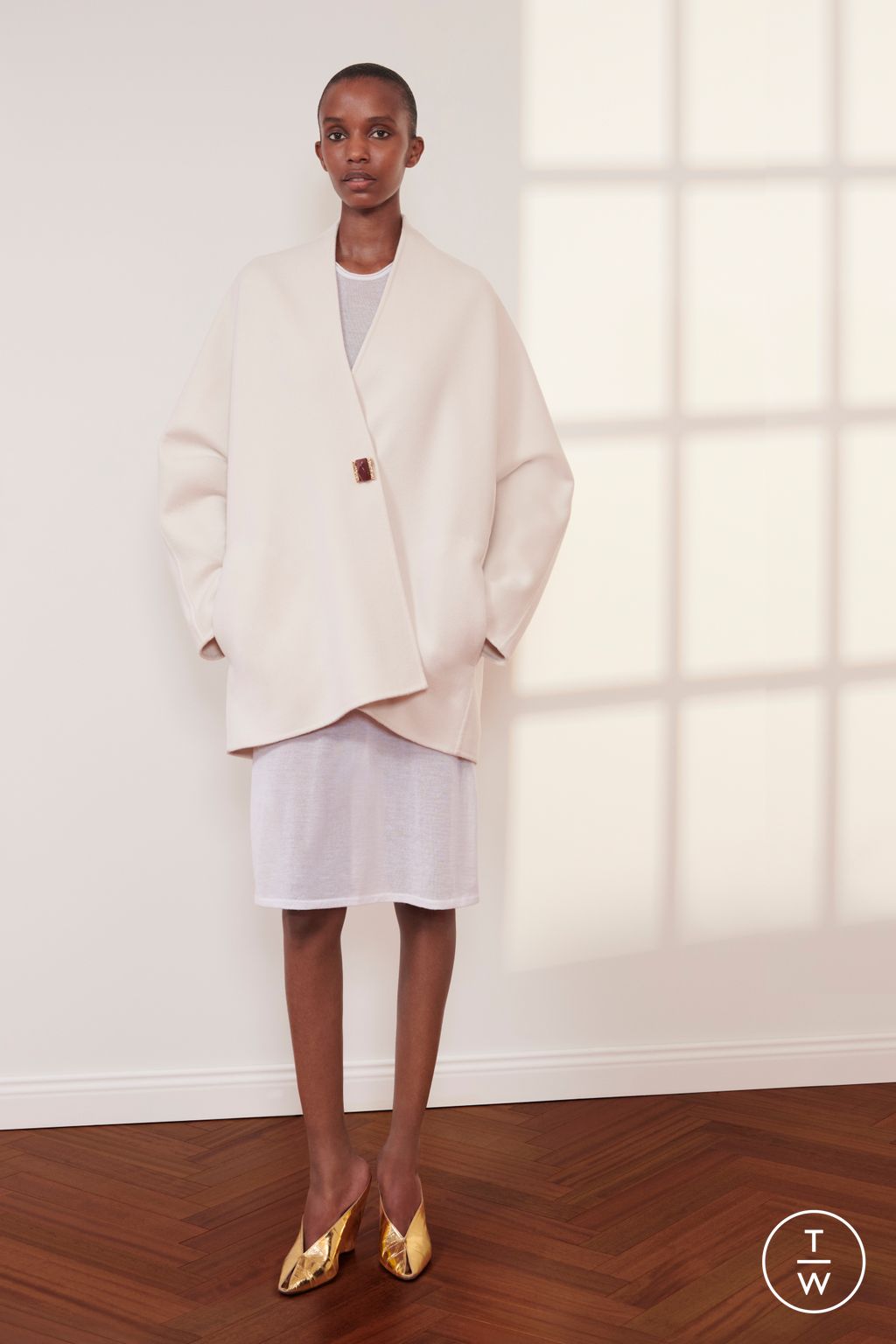 Fashion Week Milan Resort 2026 look 27 from the Ferragamo collection 女装