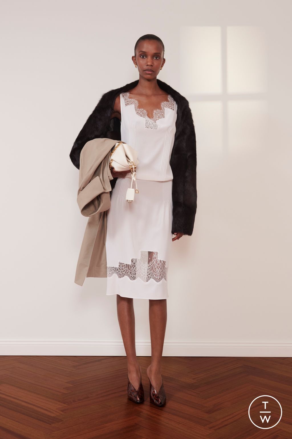 Fashion Week Milan Resort 2026 look 34 from the Ferragamo collection womenswear