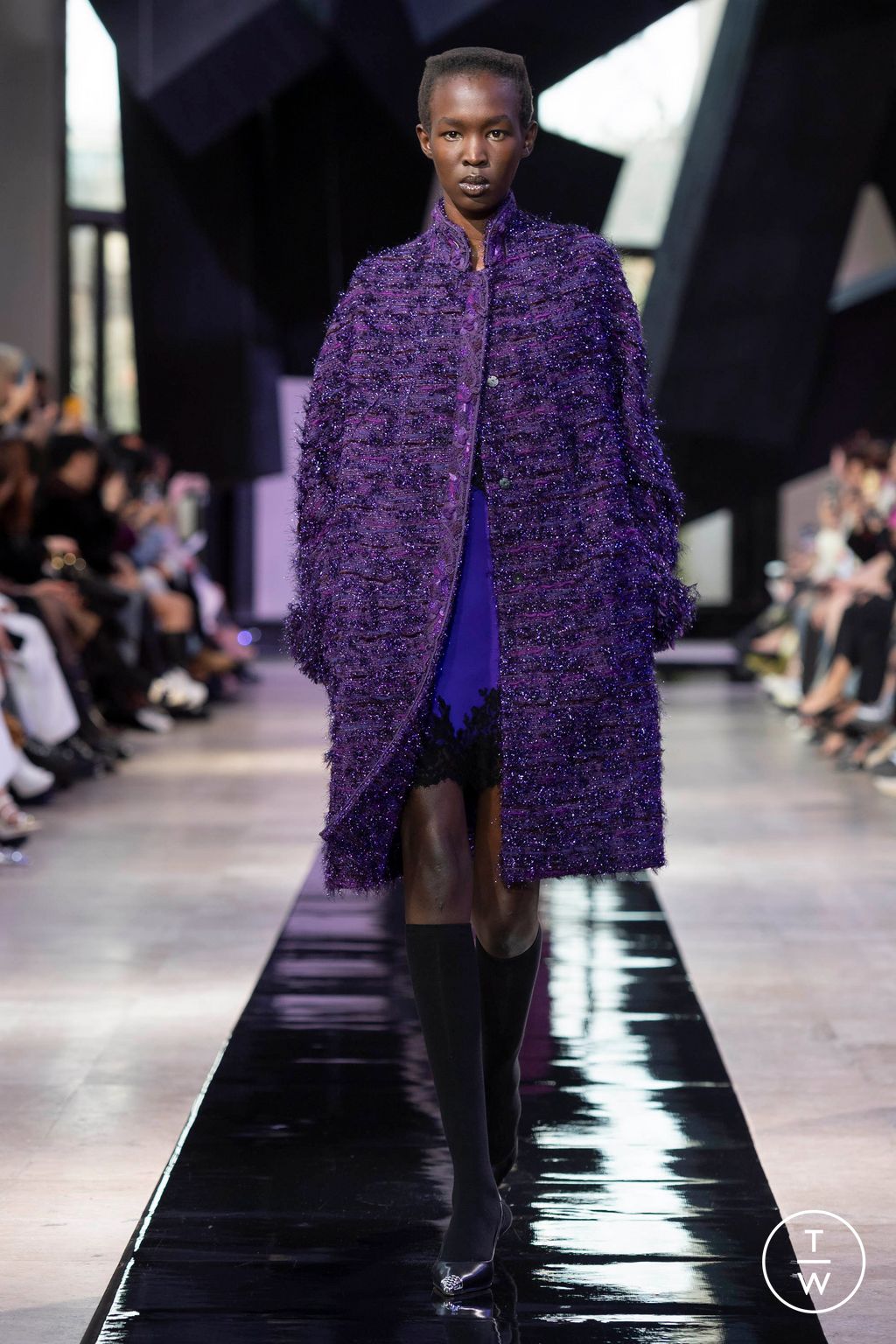 Fashion Week Paris Fall/Winter 2024 look 25 de la collection Shiatzy Chen womenswear