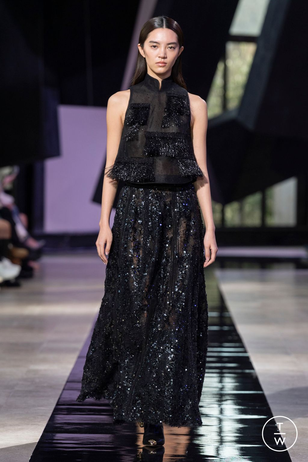 Fashion Week Paris Fall/Winter 2024 look 57 de la collection Shiatzy Chen womenswear