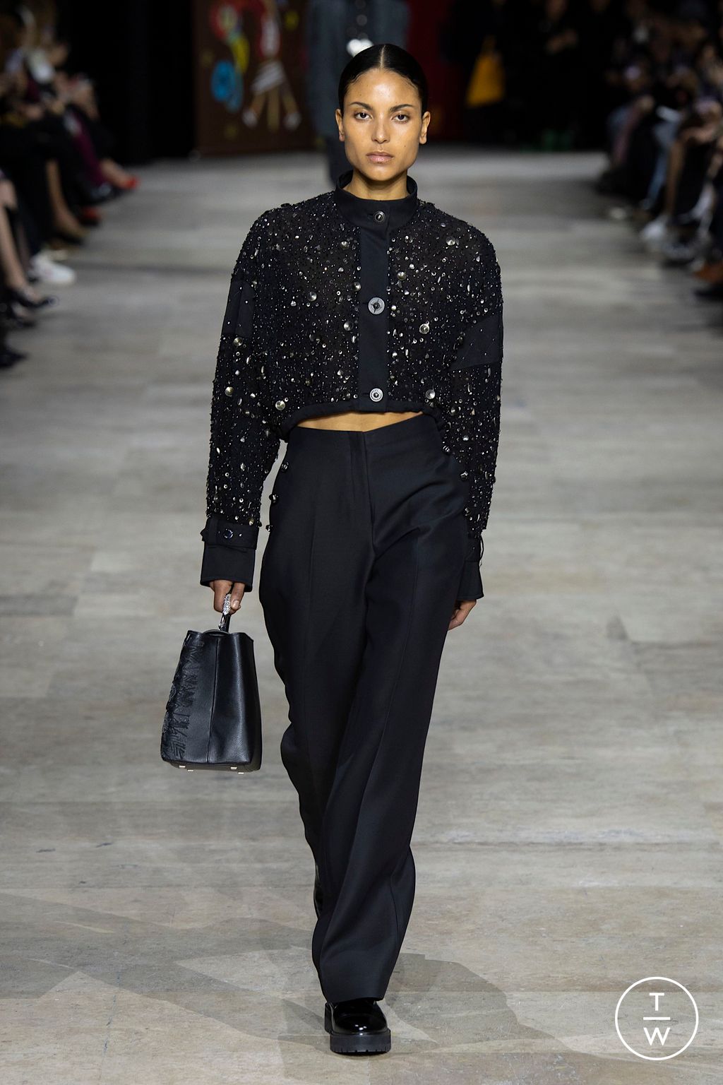 Fashion Week Paris Fall/Winter 2025 look 3 from the Shiatzy Chen collection womenswear