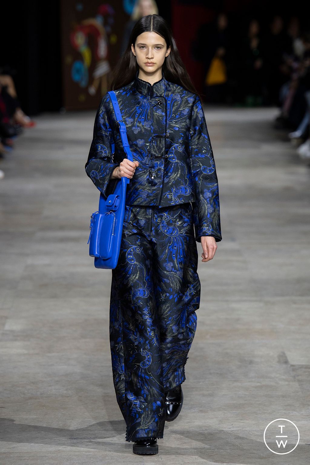 Fashion Week Paris Fall/Winter 2025 look 22 from the Shiatzy Chen collection womenswear