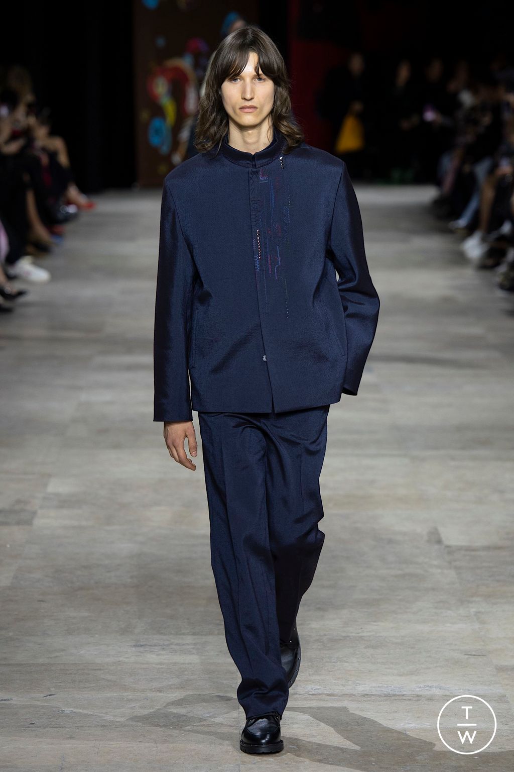Fashion Week Paris Fall/Winter 2025 look 24 from the Shiatzy Chen collection womenswear