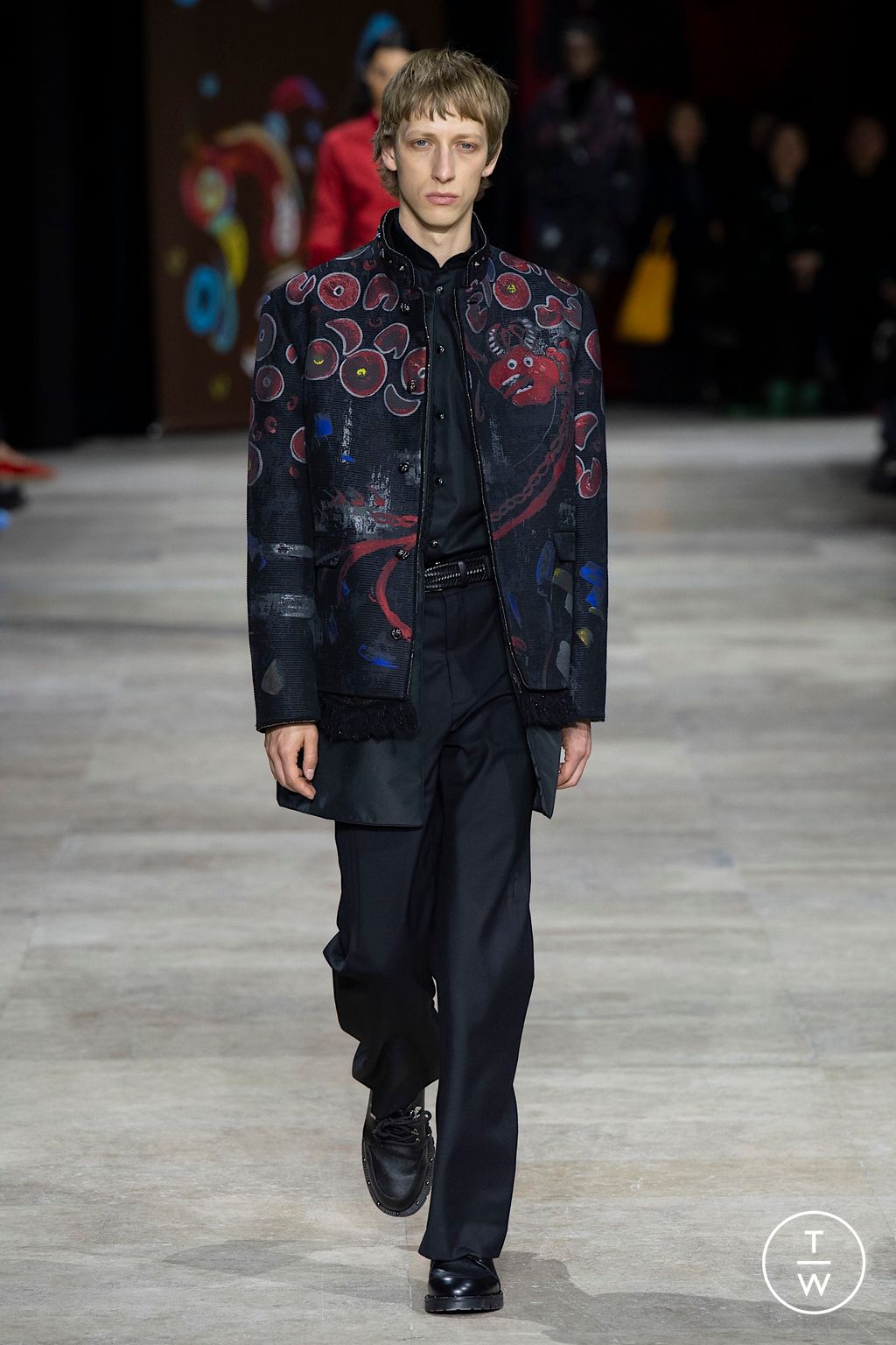 Fashion Week Paris Fall/Winter 2025 look 55 from the Shiatzy Chen collection womenswear