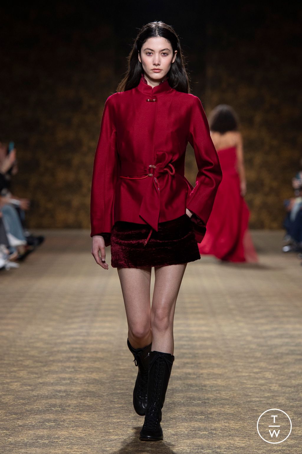 Fashion Week Paris Fall/Winter 2026 look 19 from the Shiatzy Chen collection 女装